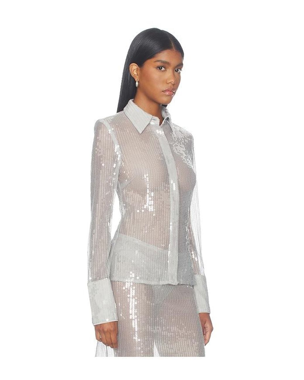 superdown White Makayla Button Up Top