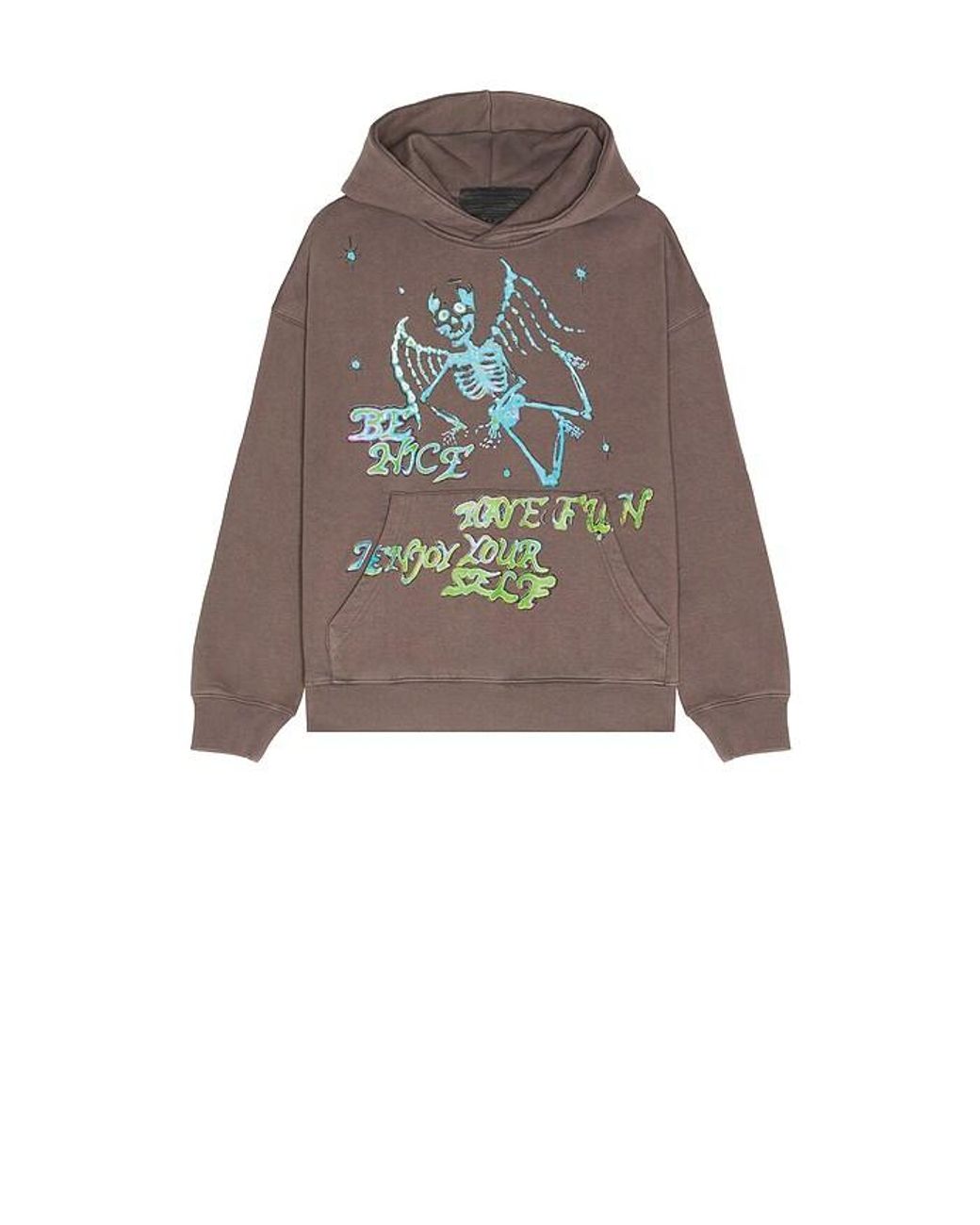 JUNGLES Gray Enjoy Yourself Hoodie for men