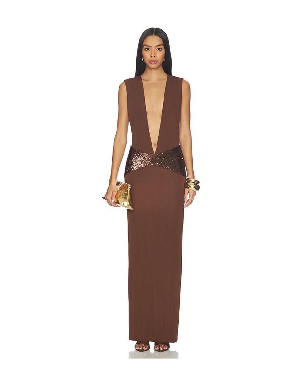 Nbd Brown Allona Gown