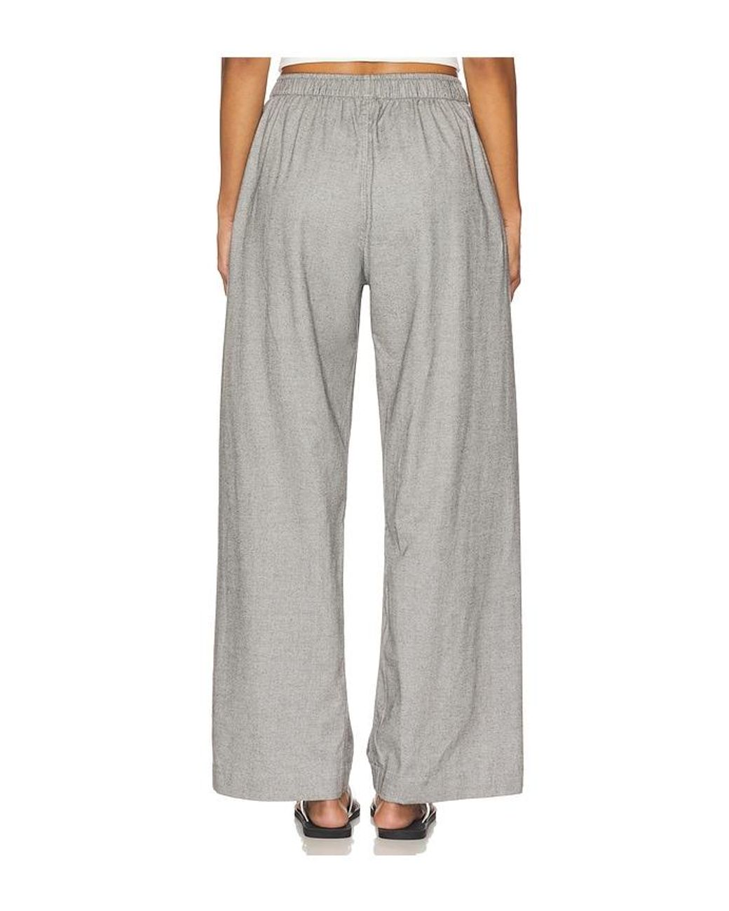 Comme Si Gray La Boxer Alta Flannel Pant