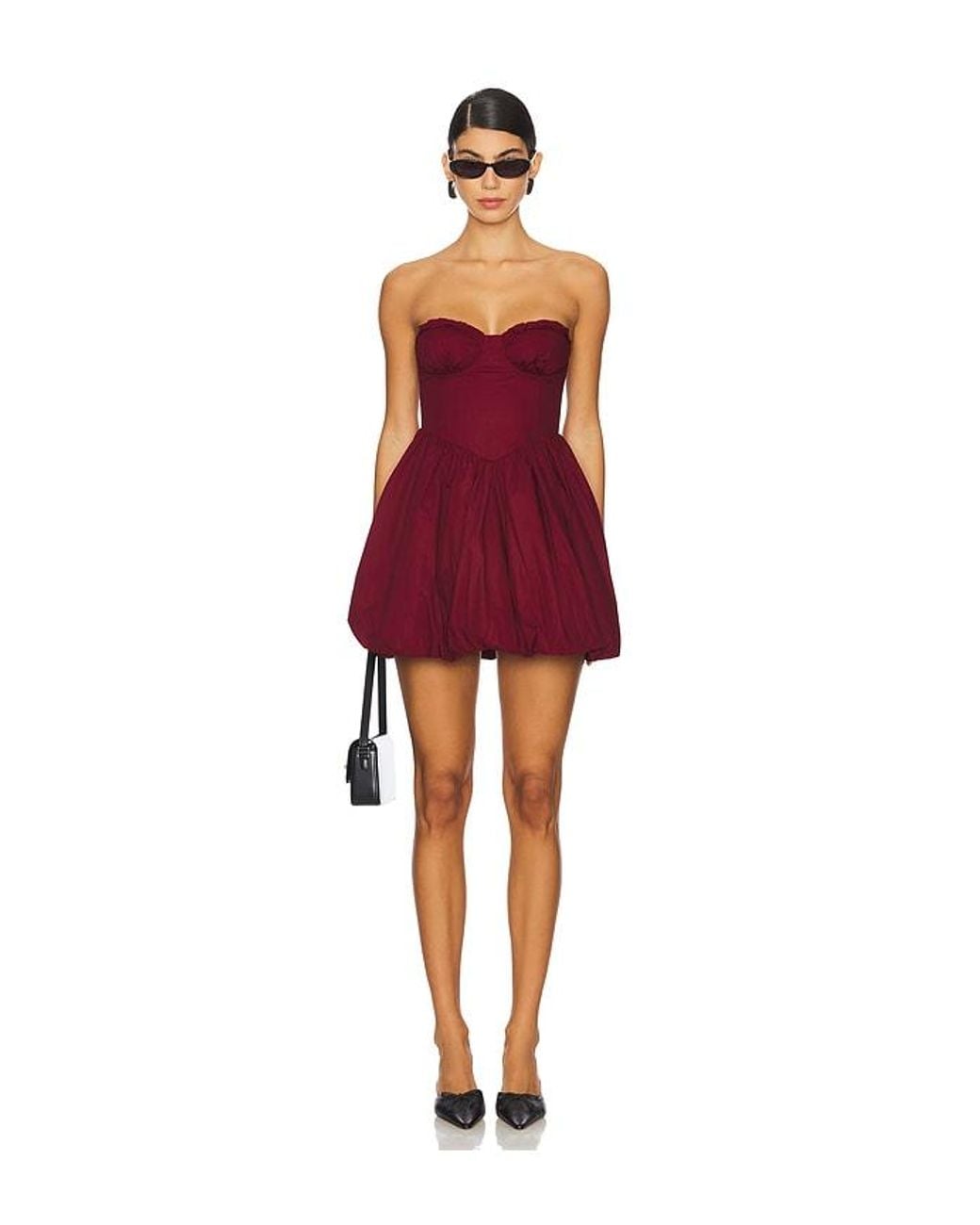 MORE TO COME Red Flynn Mini Dress
