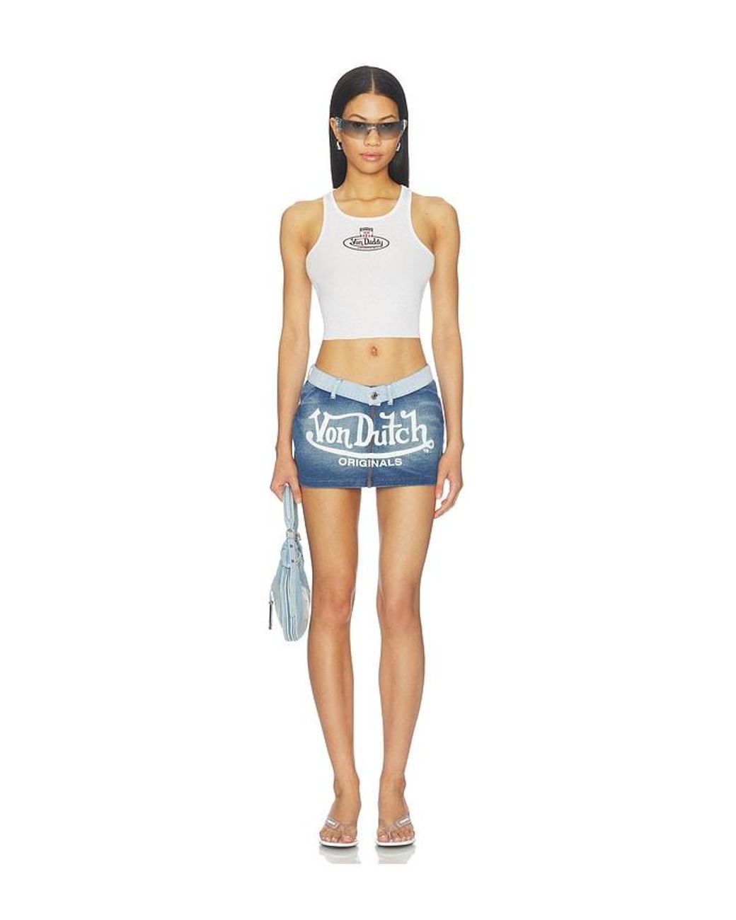 Boys Lie Blue X Von Dutch Mini Skirt