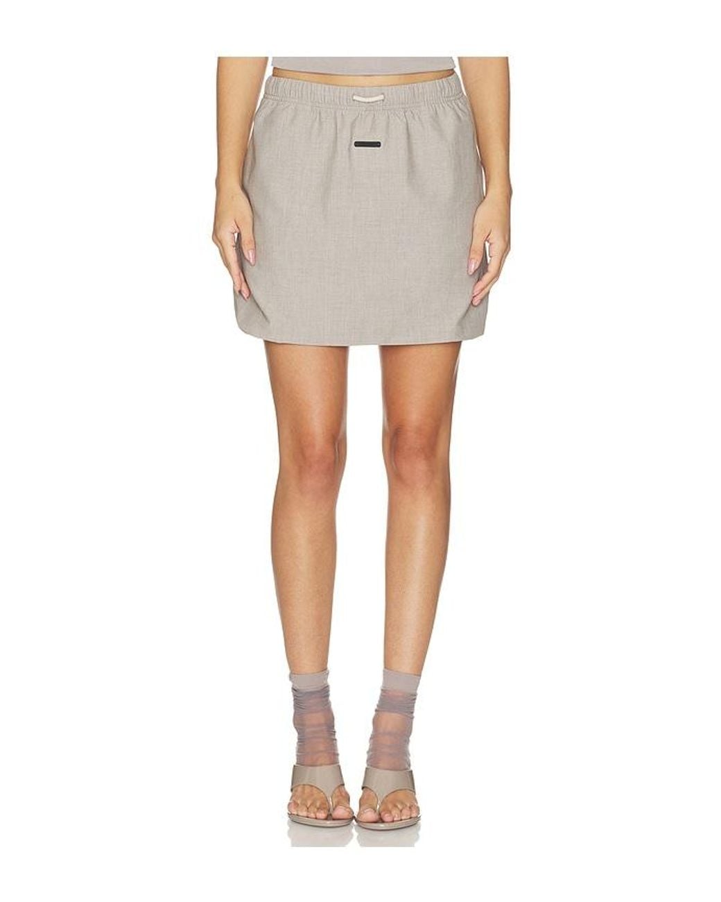 Fear Of God White Micro Skirt