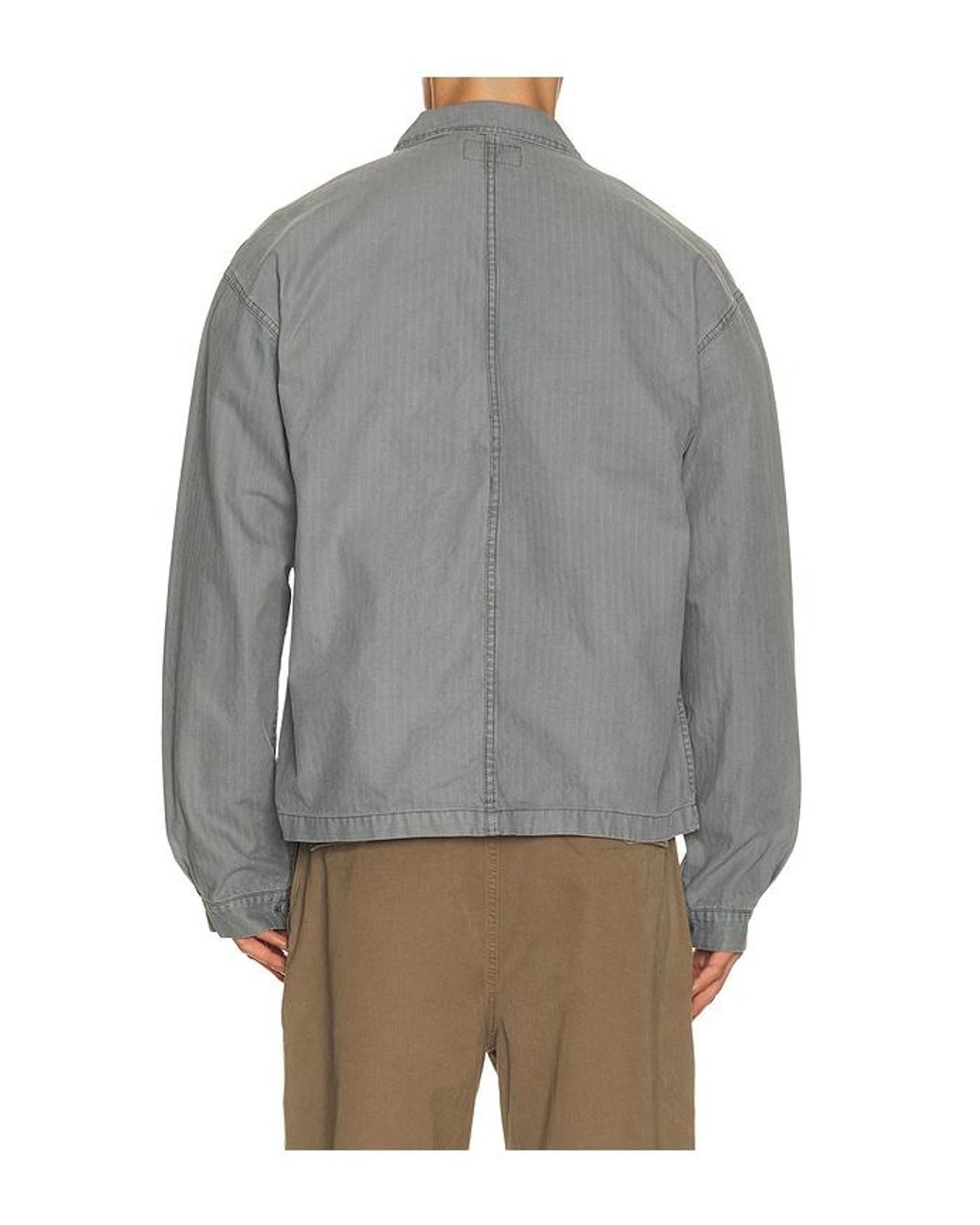Thisisneverthat Gray Hbt Washed Jacket for men