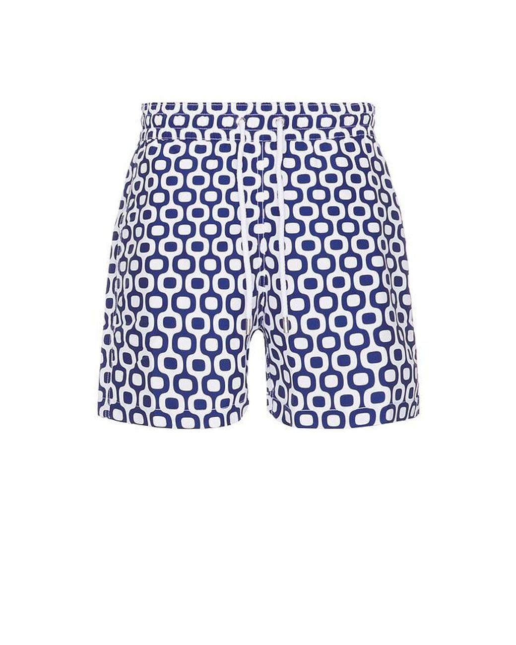 Frescobol Carioca Blue Sport Ipanema Swim Short for men