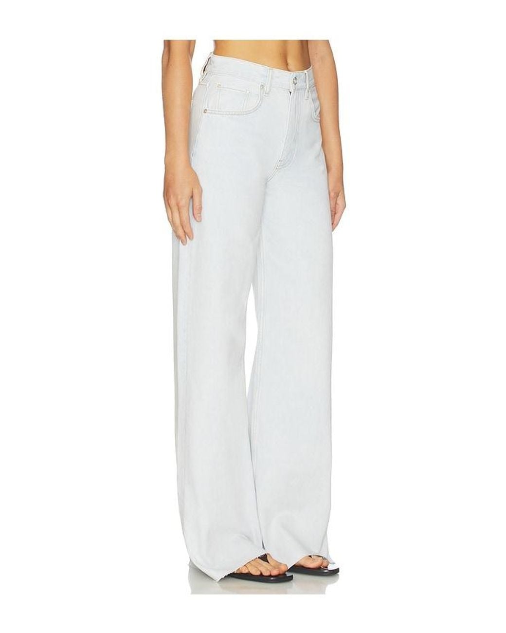 Anine Bing White Lewis Jeans