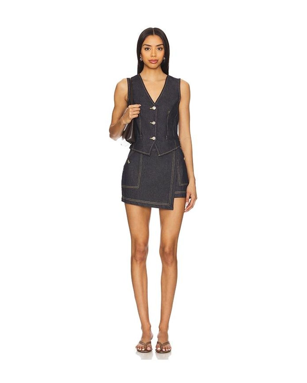 Steve Madden Blue Selene Vest