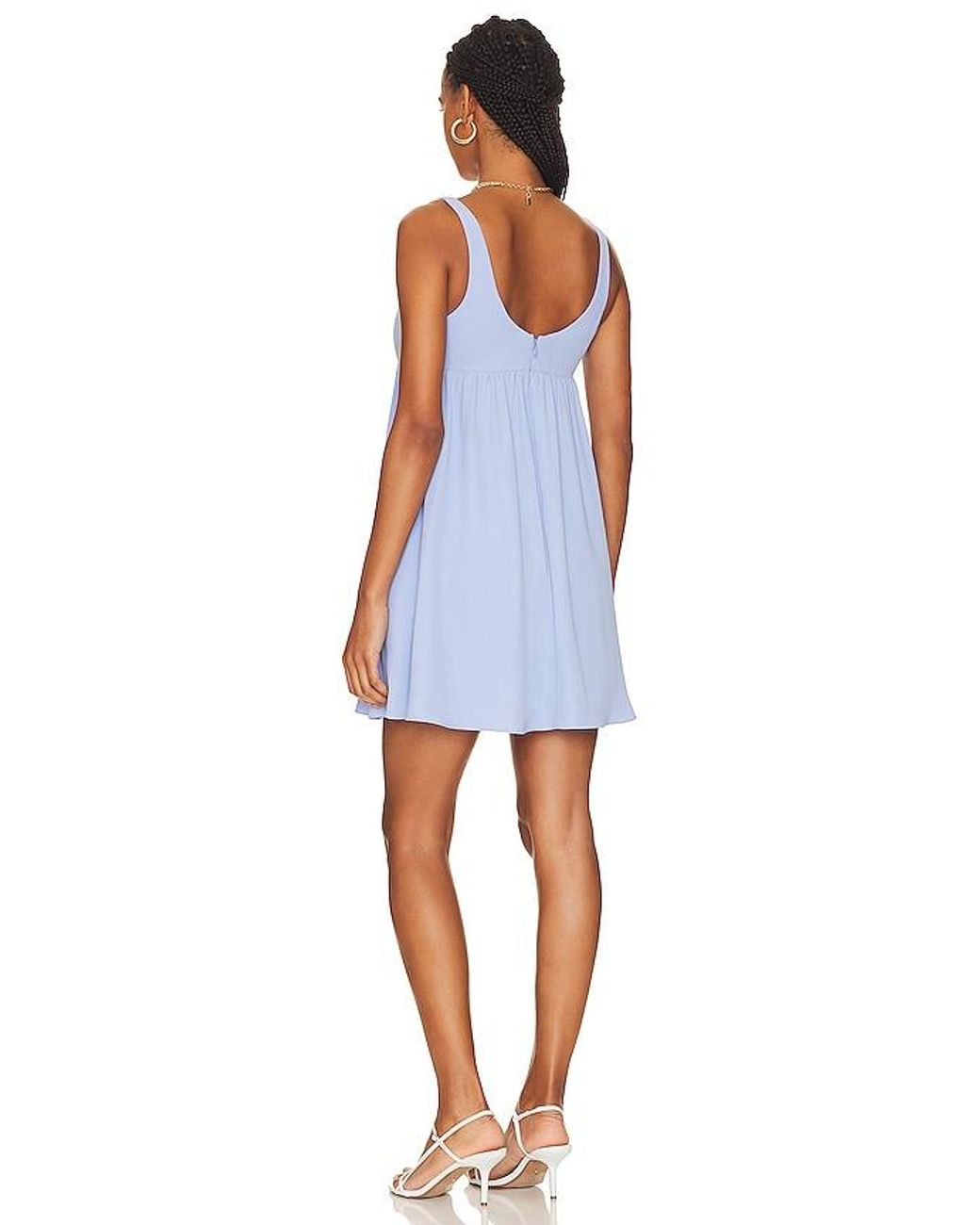 Amanda Uprichard Blue Eloise Dress