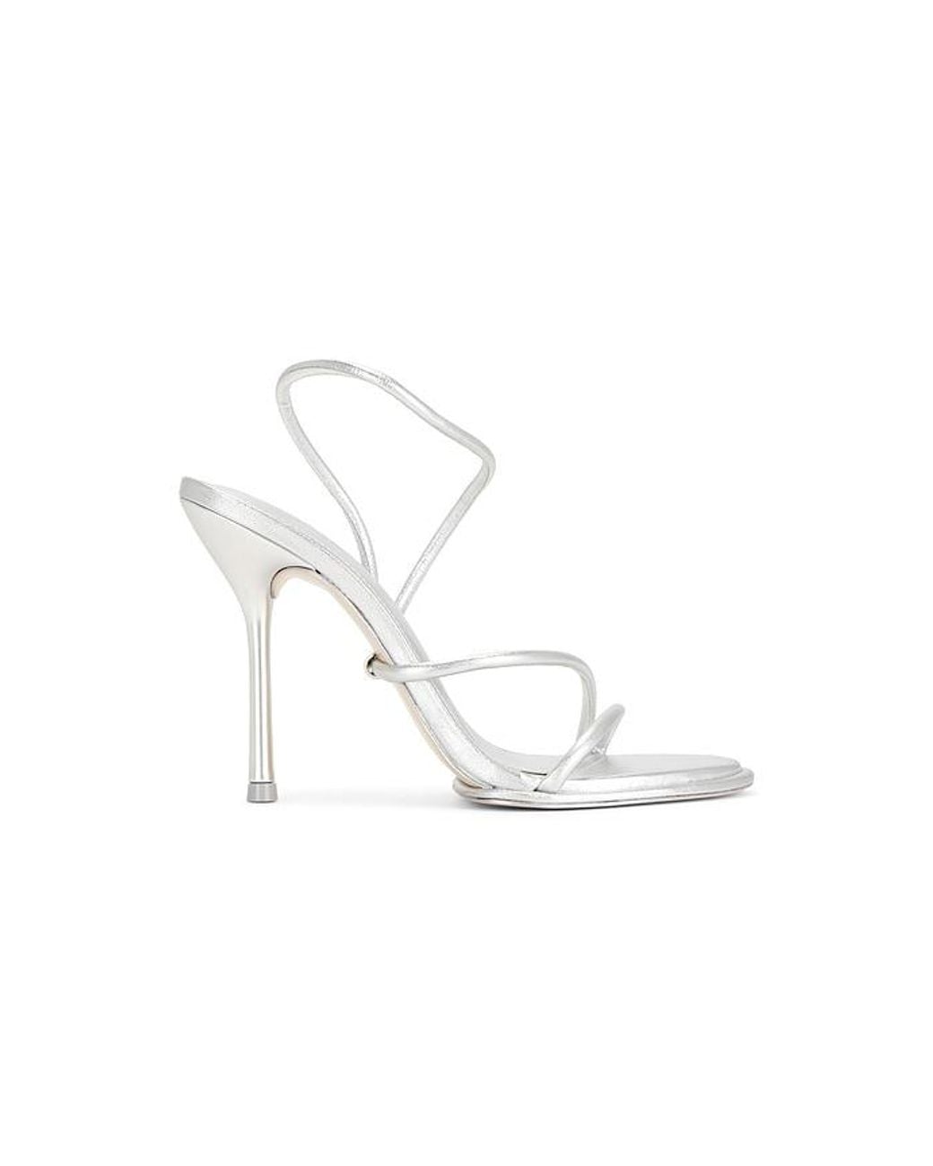 Cult Gaia White Candace Sandal