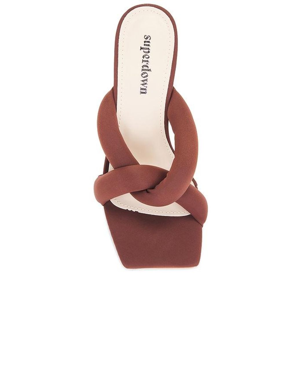 superdown Brown Junie Sandal