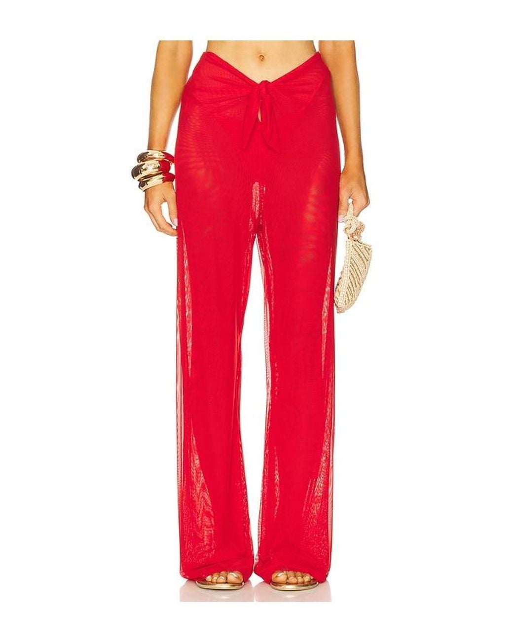 ViX Red Pareo Pants