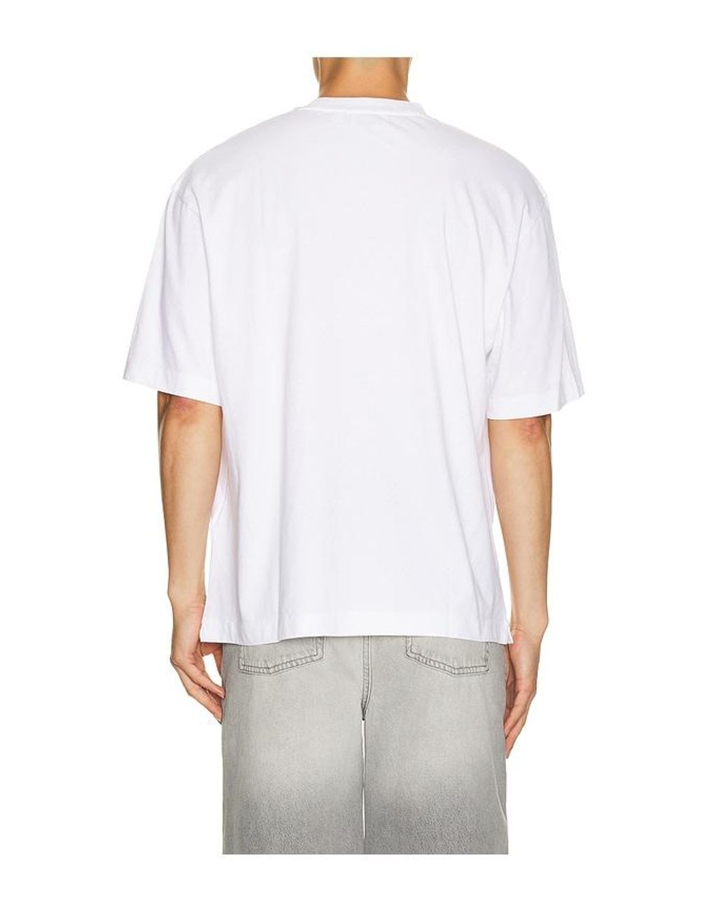 Off-White c/o Virgil Abloh White Grass Ink Logo Skate Tee for men