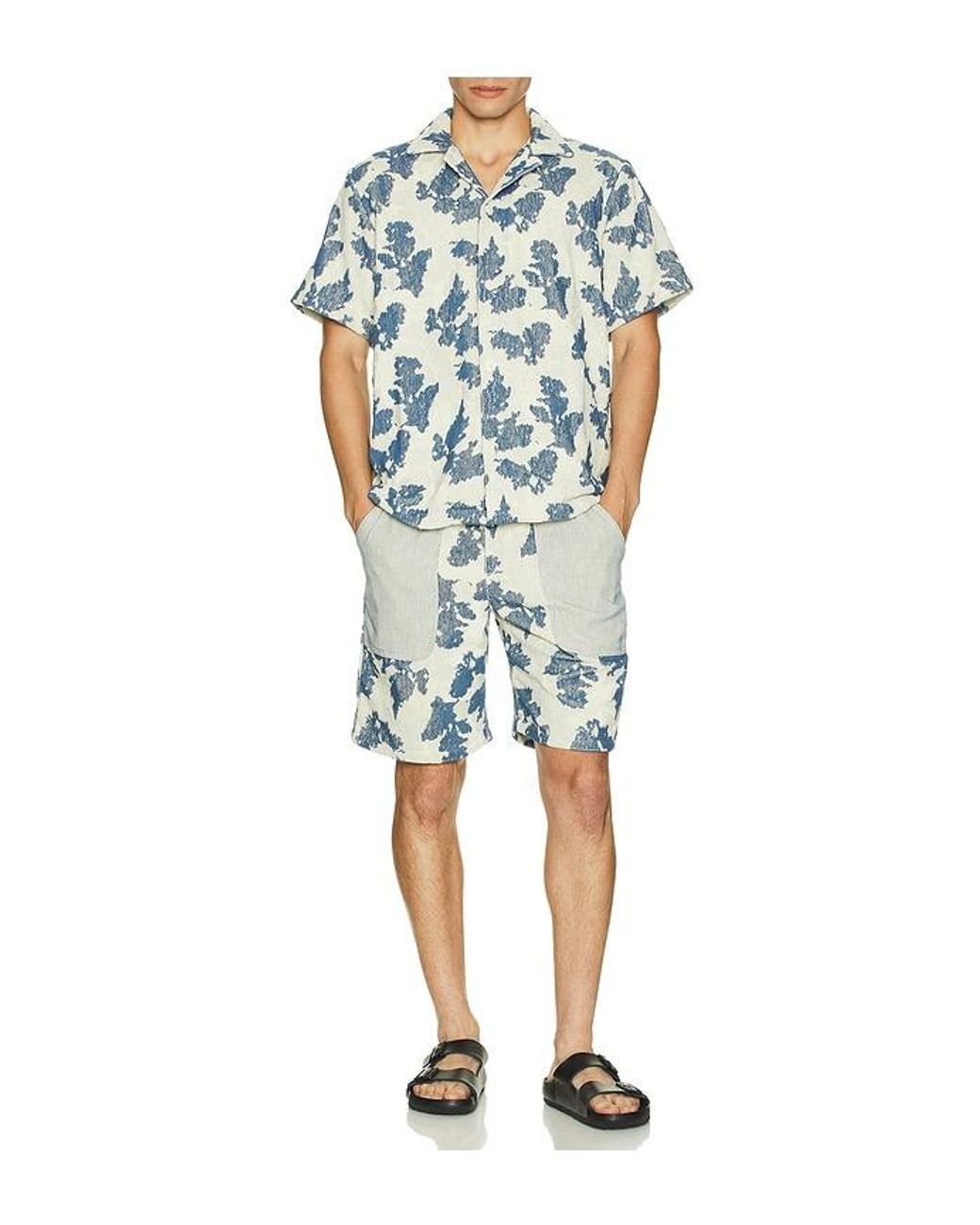 Oas Blue Sail Contraste Nicola Terry Shorts for men