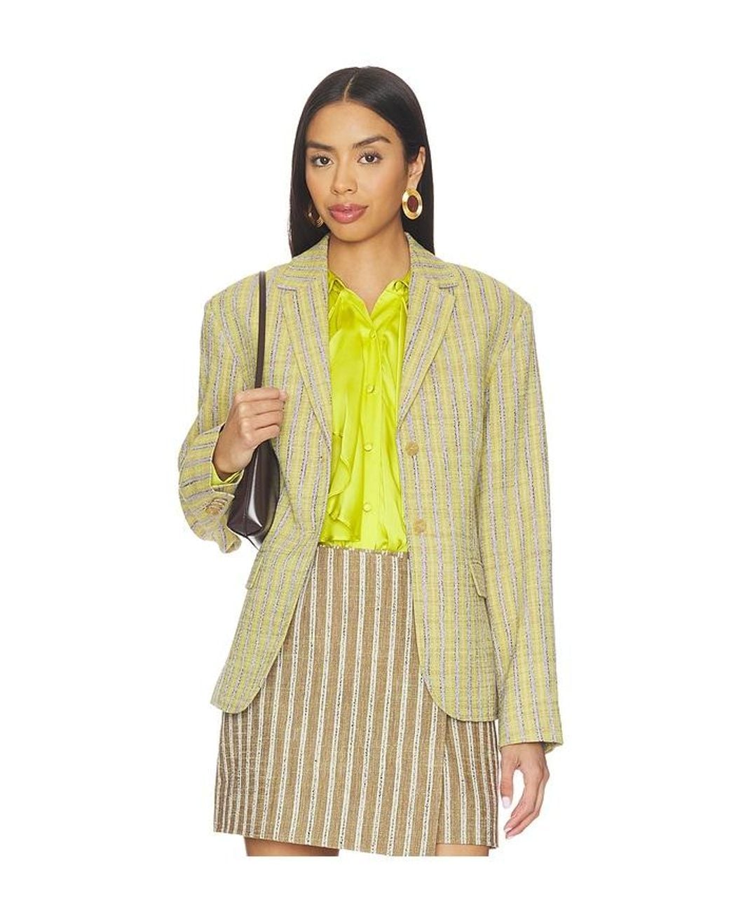 Ulla Johnson Yellow Matteo Blazer
