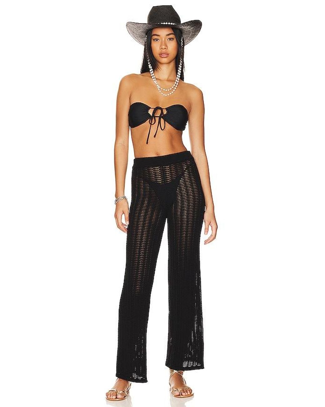 Tularosa Black Maeve Knit Pants
