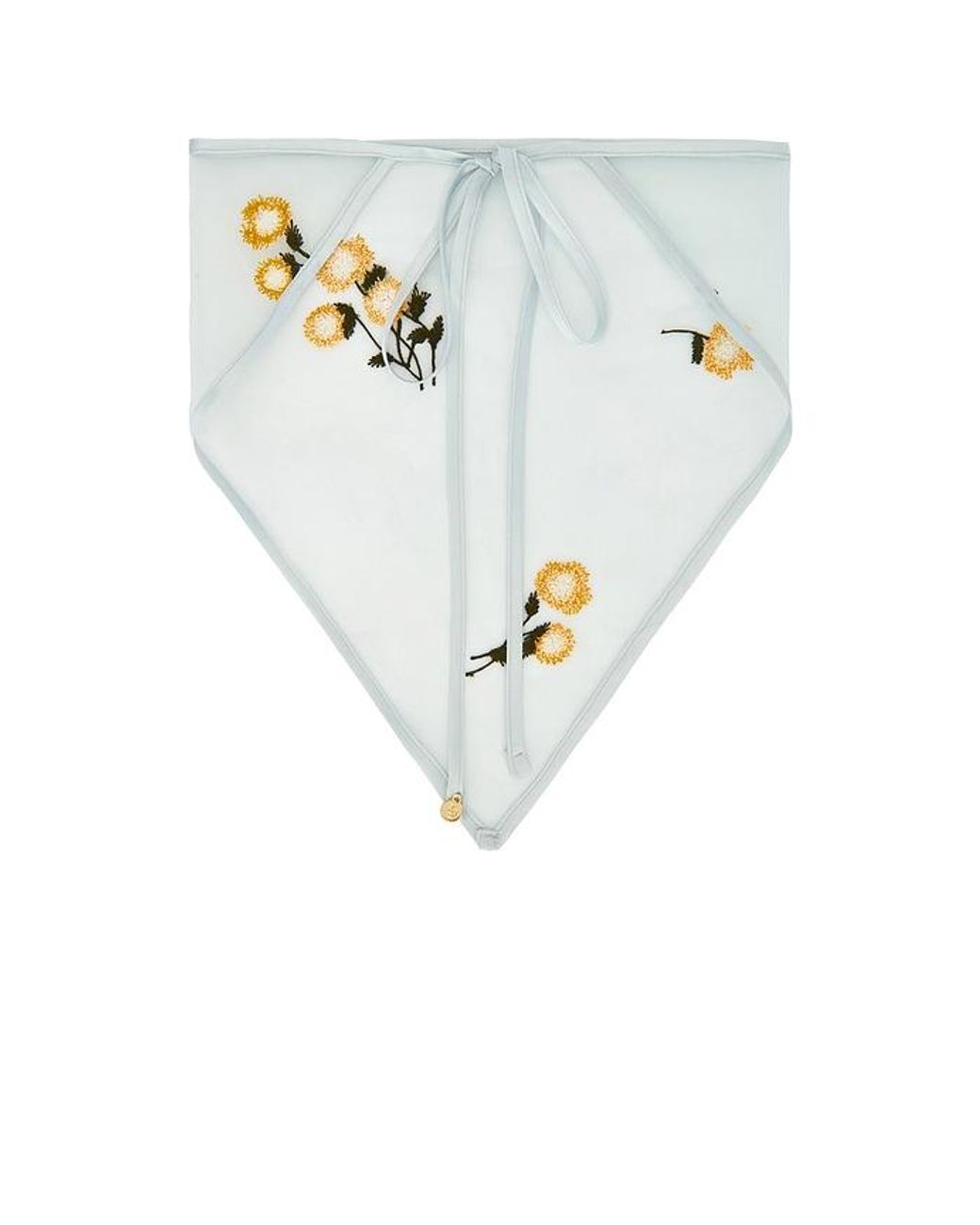 Lelet Blue Isla Embroidered Bandana