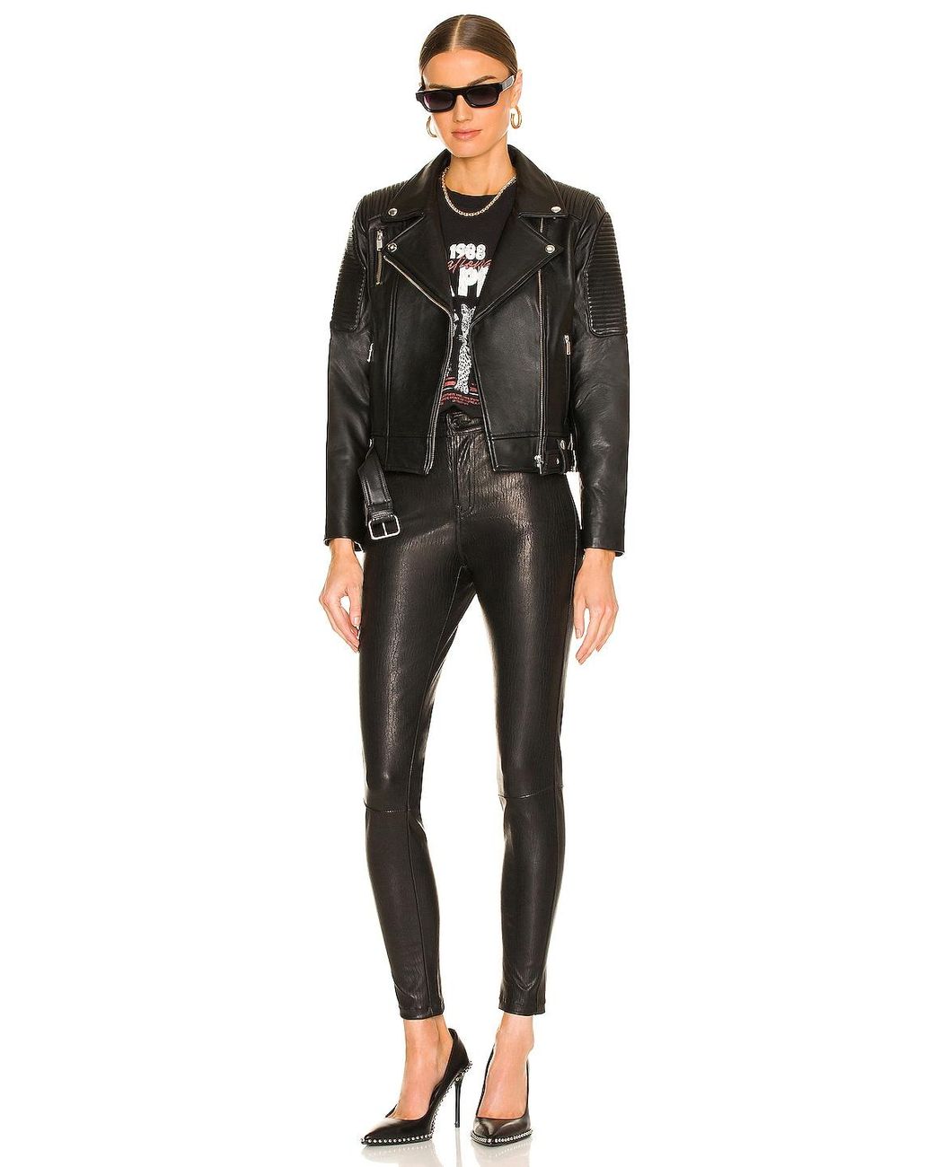 ENA PELLY Leather Pant in Black | Lyst