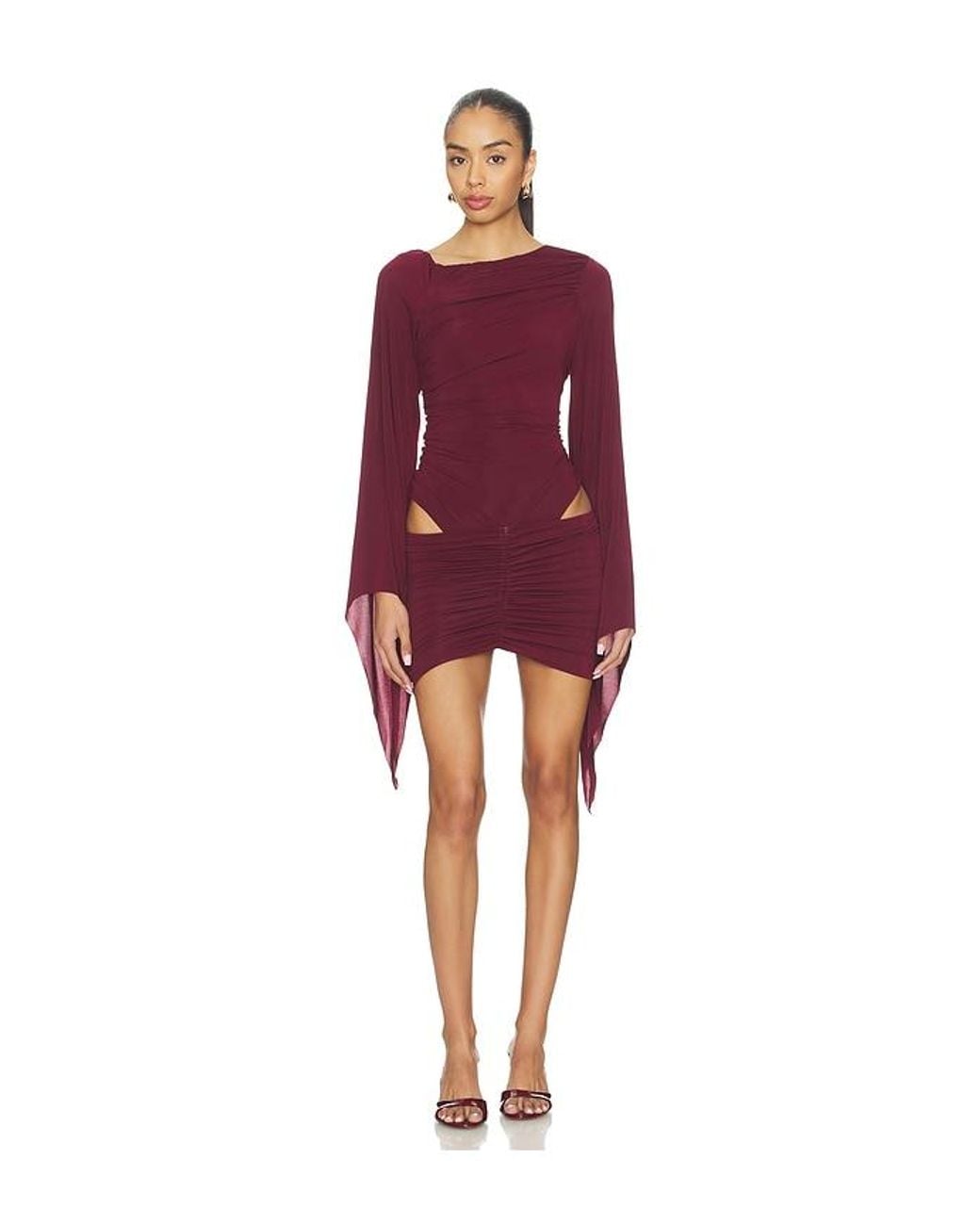 Palmatic Studio Red Harina Mini Dress