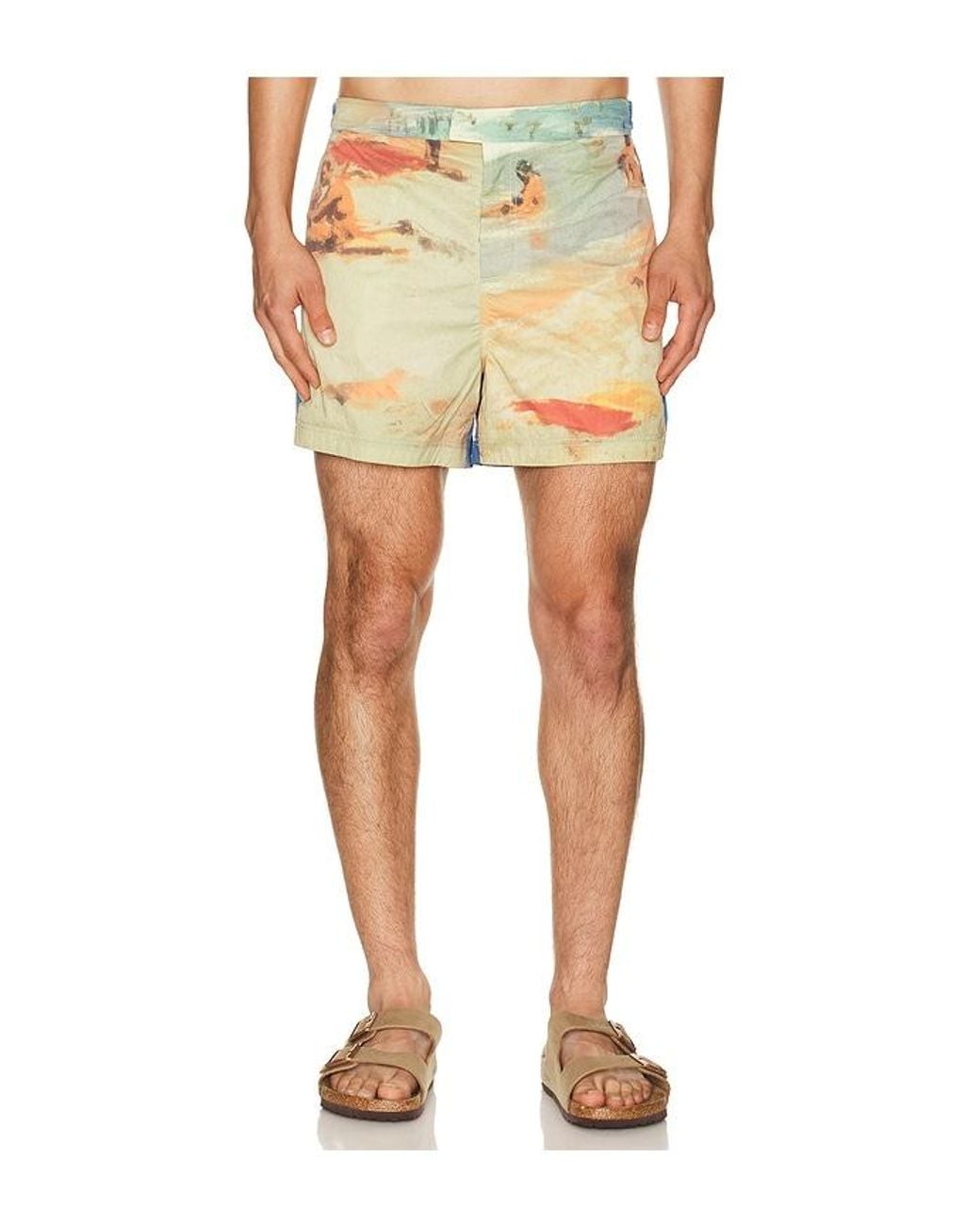 Cult Gaia Yellow Morfeo Swim Short for men