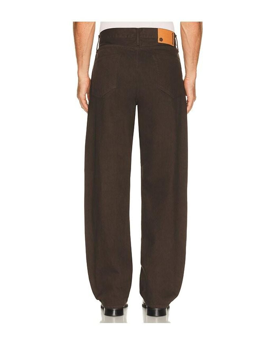 vowels Black Straight Denim Jeans for men