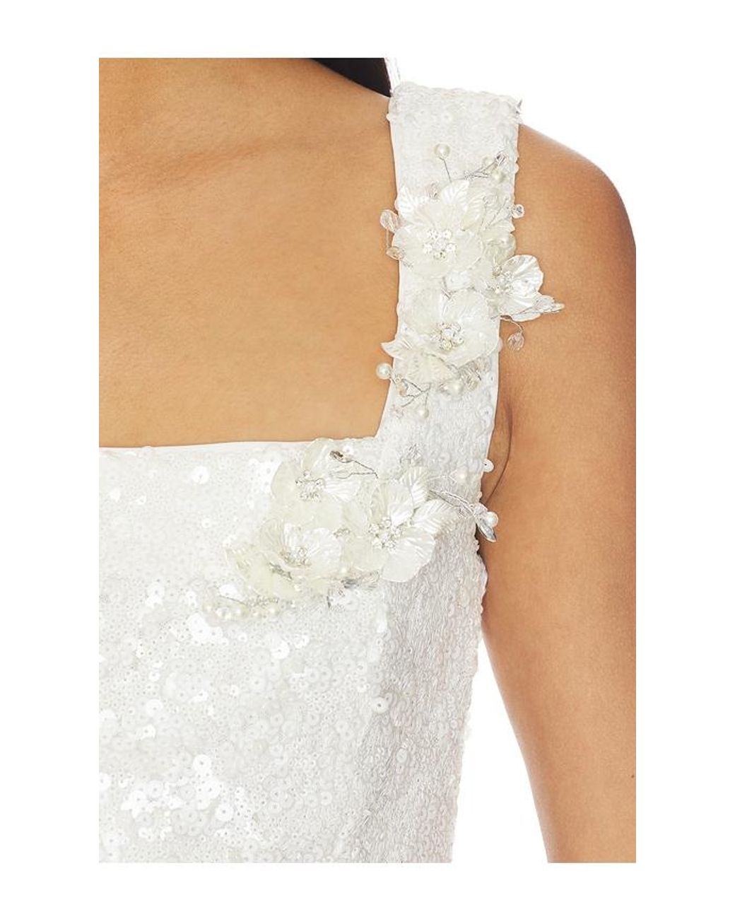 Elliatt White Alessia Square Neck Mini Dress