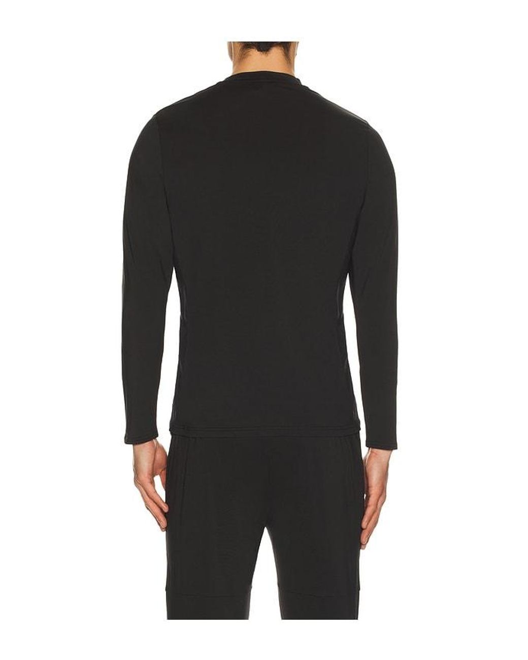 White/space Black Graphene Crew Neck for men
