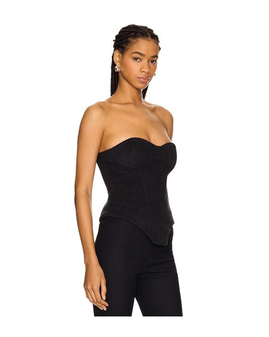 Lovers + Friends Black Madi Top