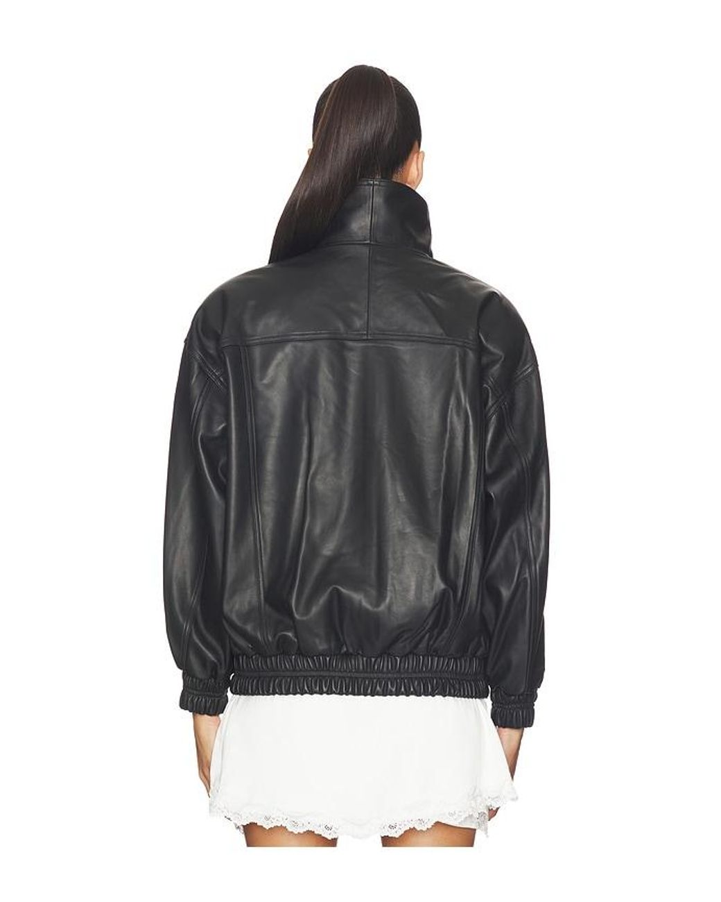 AEXAE Black Lederjacke