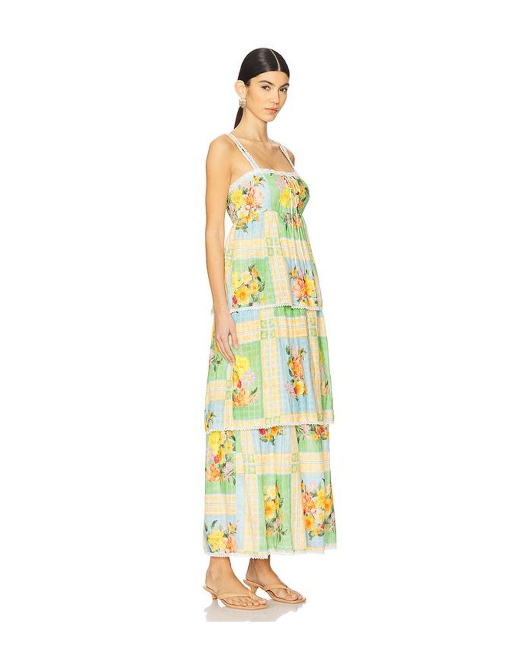 Show Me Your Mumu Yellow Peyton Midi Dress