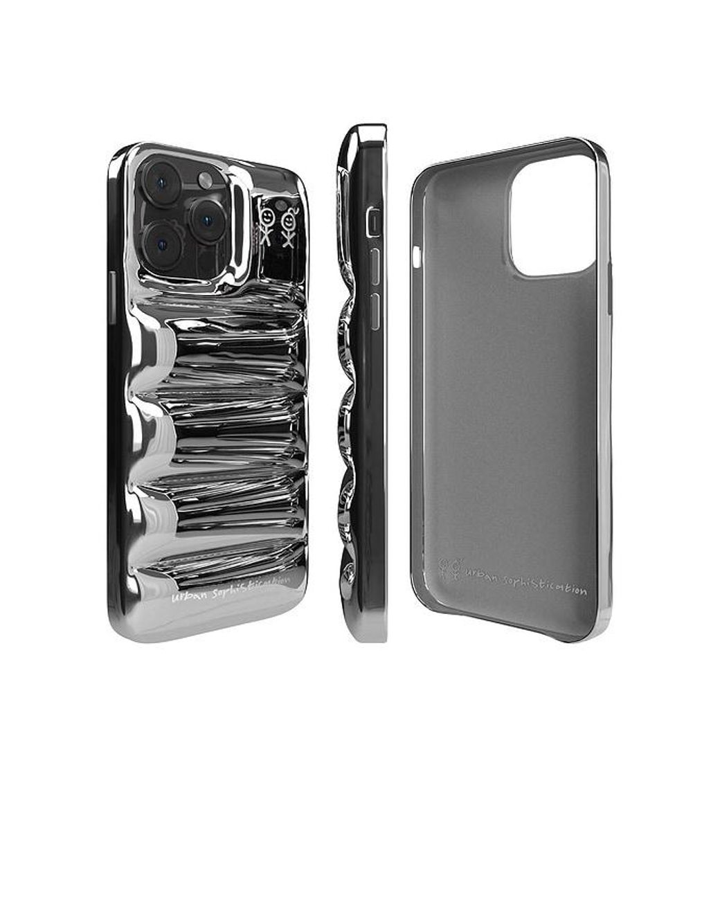 【urban sophistication】iPhone15Pro Urban Sophistication Iphone 15 Pro Max Glazed Puffer Case in Black