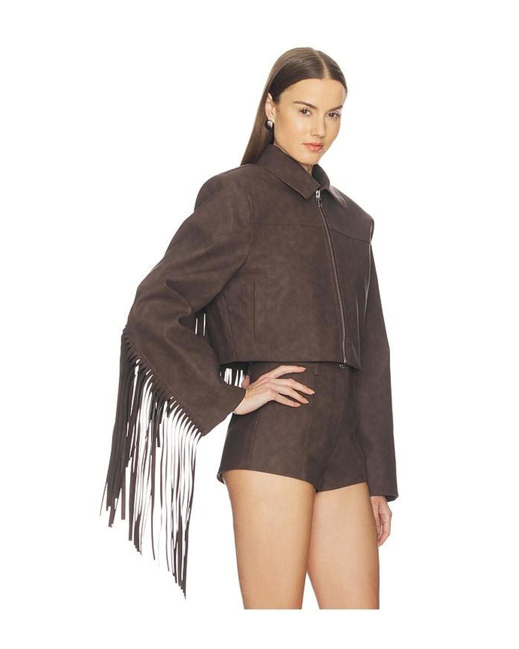 Camila Coelho Brown Lera Jacket
