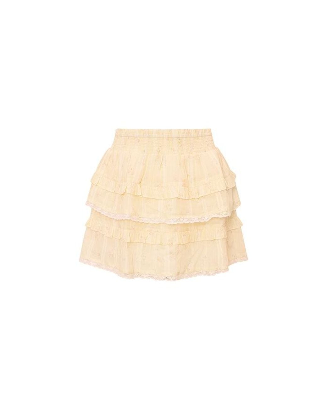 LoveShackFancy Natural Tween Billie Skirt