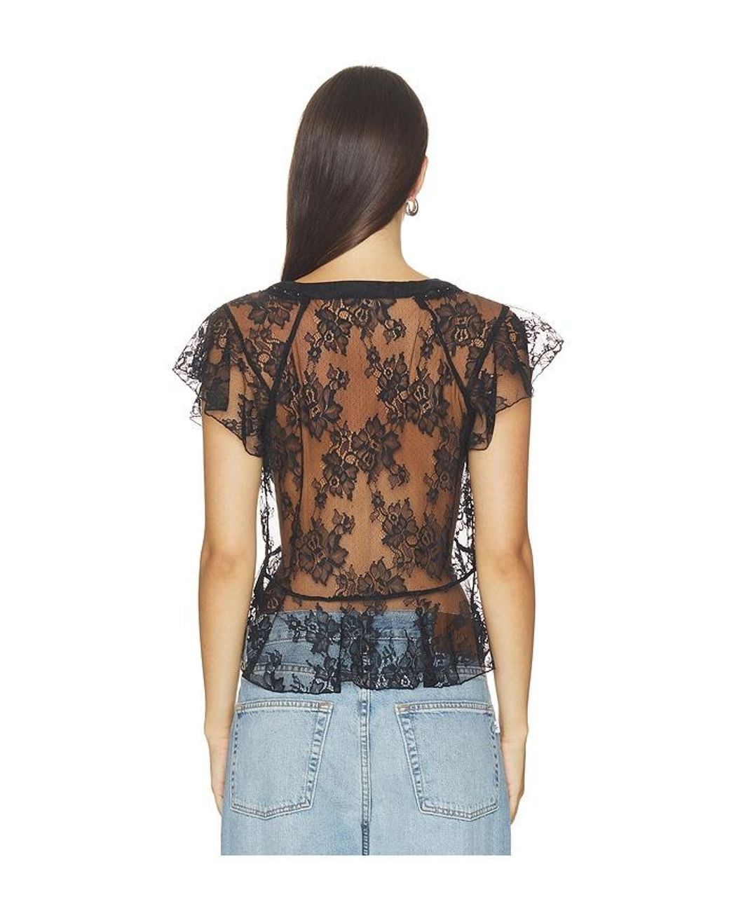 Steve Madden Black Leyla Top
