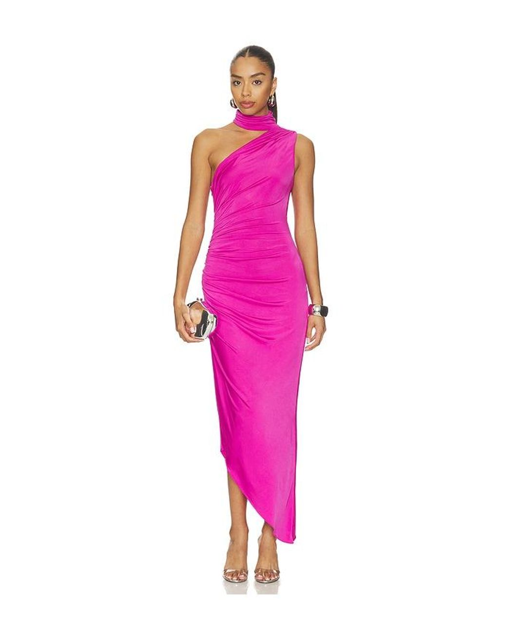 Amanda Uprichard Pink Brooke Dress