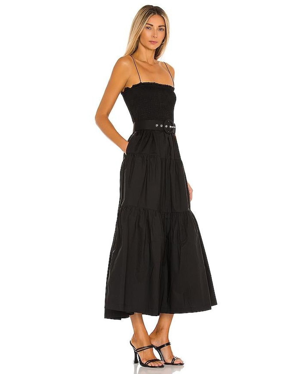 L'academie Black 'Academie The Nour Midi Dress