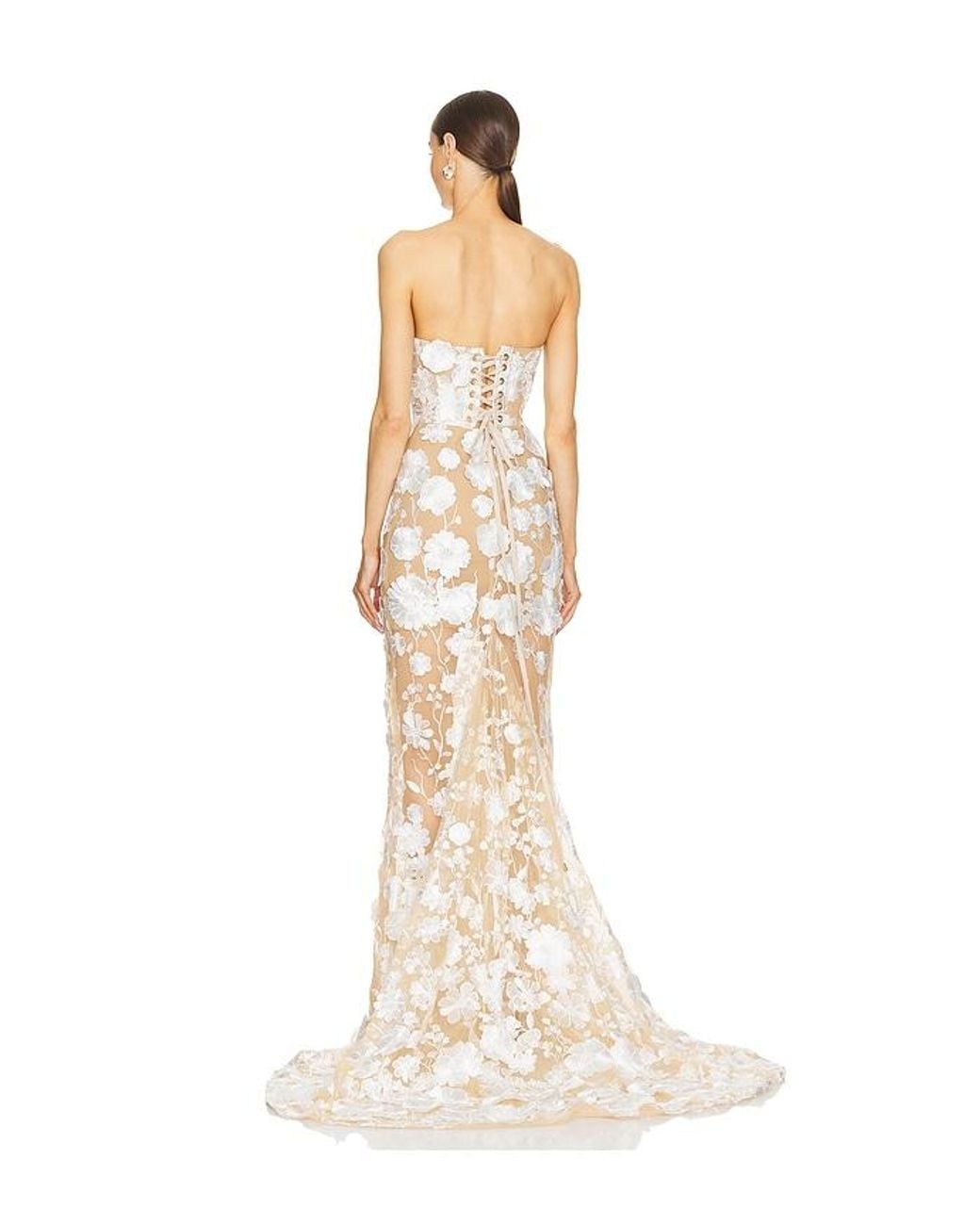 Bronx and Banco White Jasmine Bridal Gown