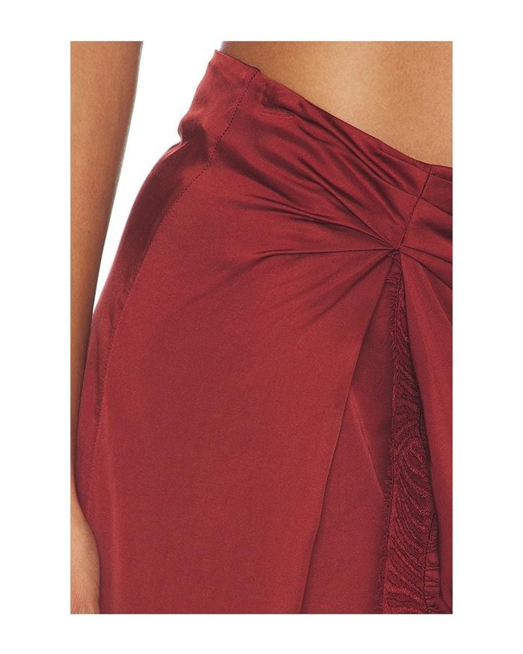 A.L.C. Red Dion Skirt