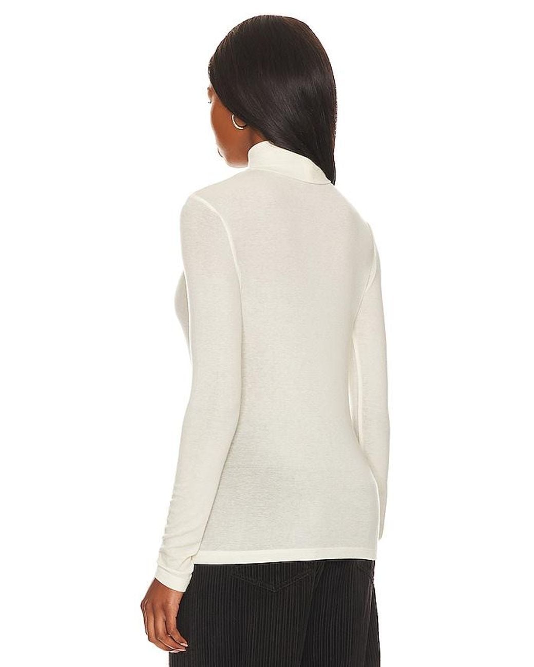 Agolde White Pascale Turtleneck