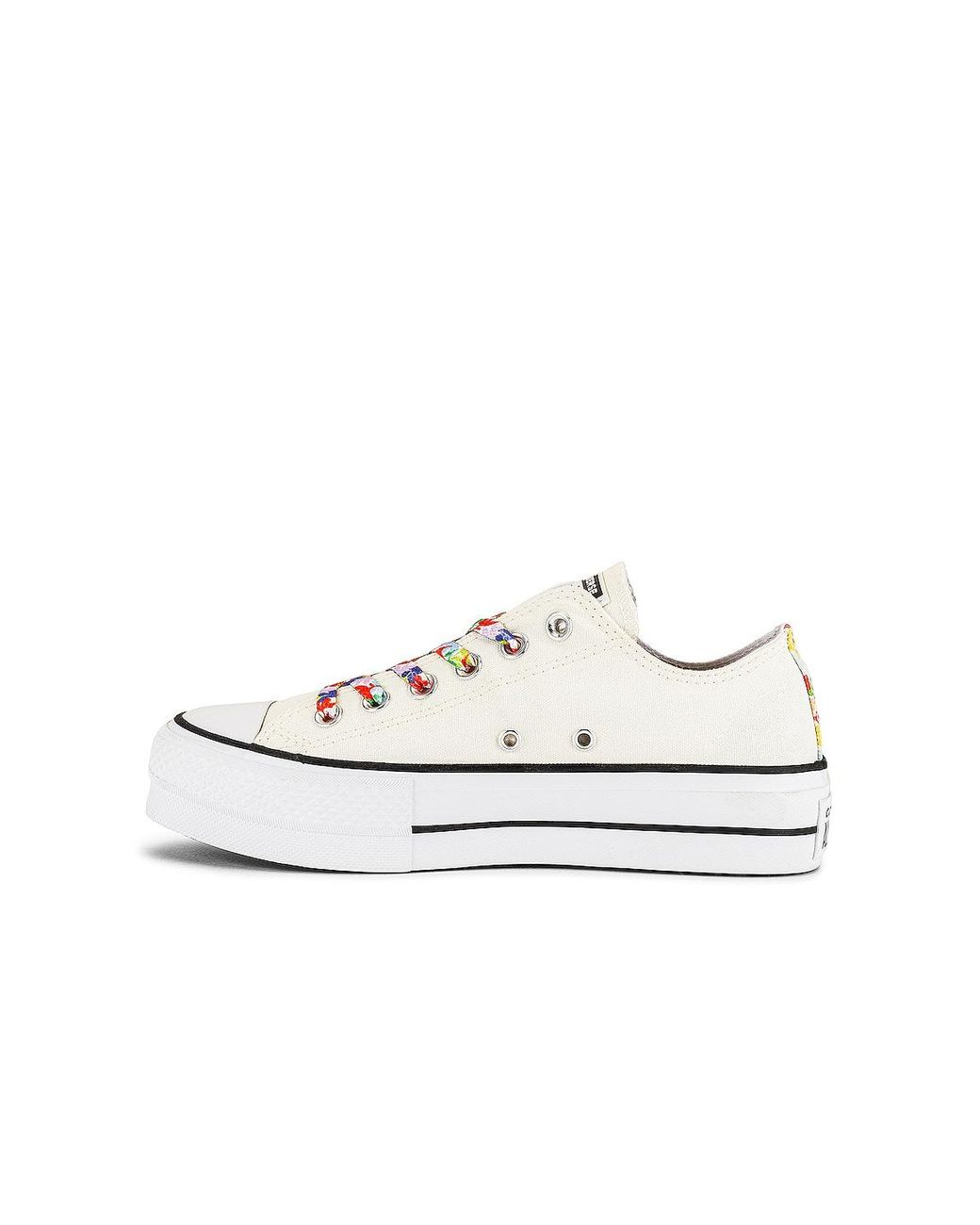 Converse Chuck Taylor All Star Garden Party Platform Sneaker in White | Lyst