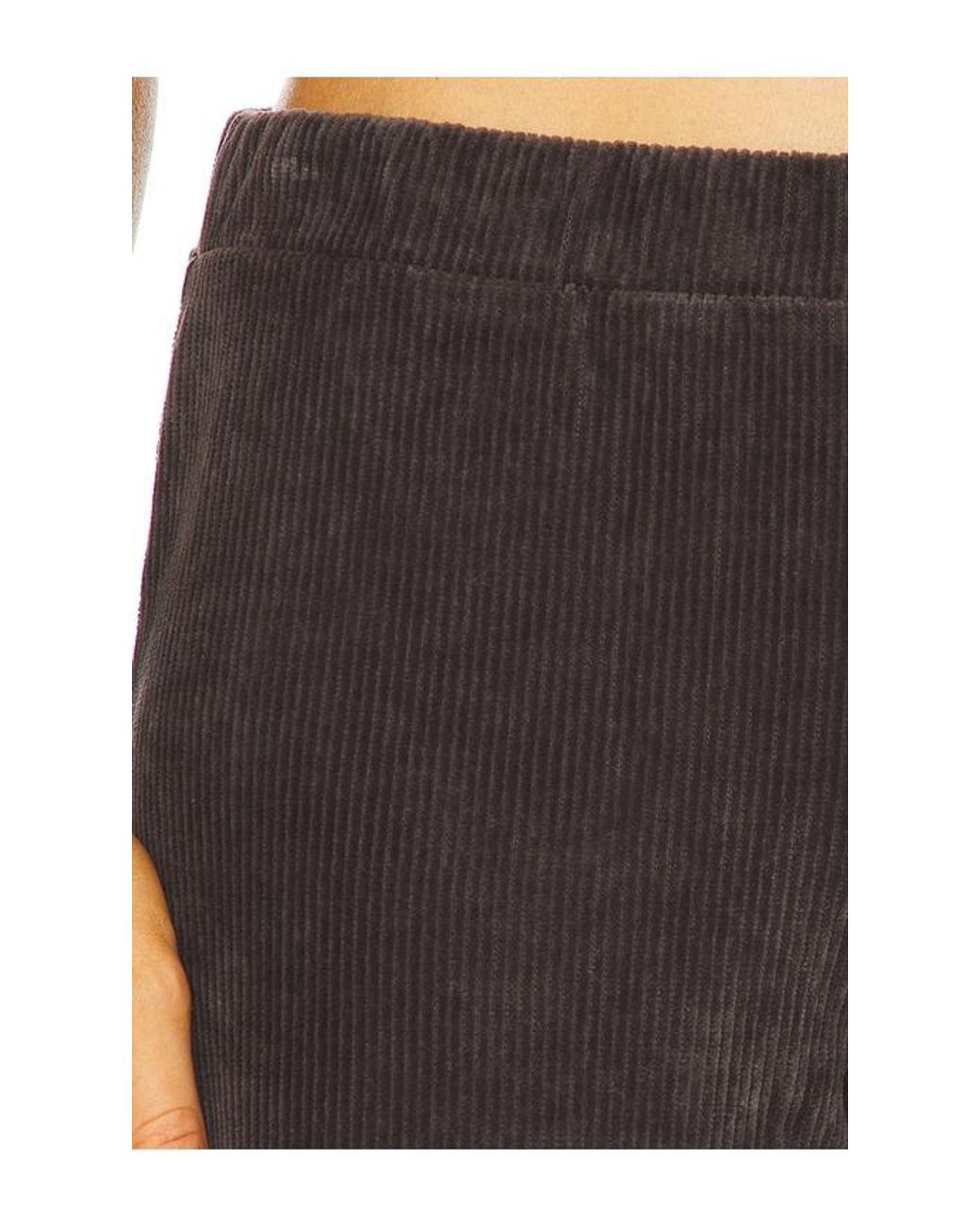 Barefoot Dreams Black Stretch Cord Wide Leg Pant