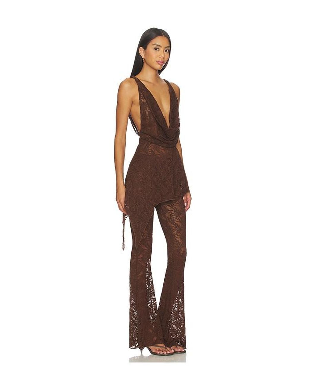 superdown Brown Hotpants-Set Colson