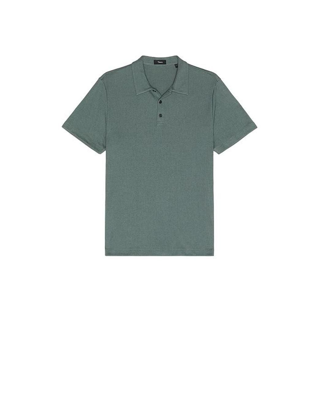 Theory Green Bron Polo for men
