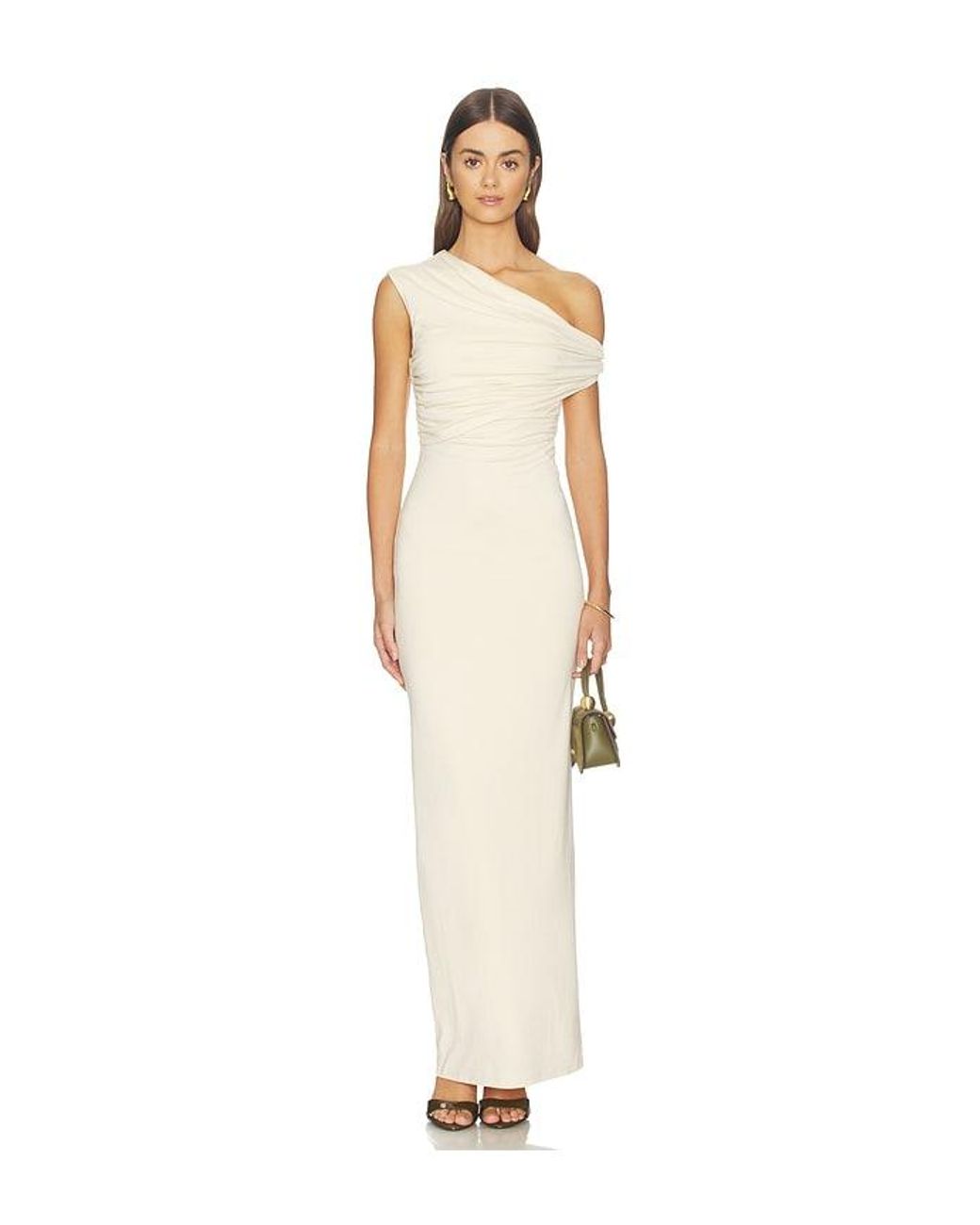 superdown White Alessia Maxi Dress
