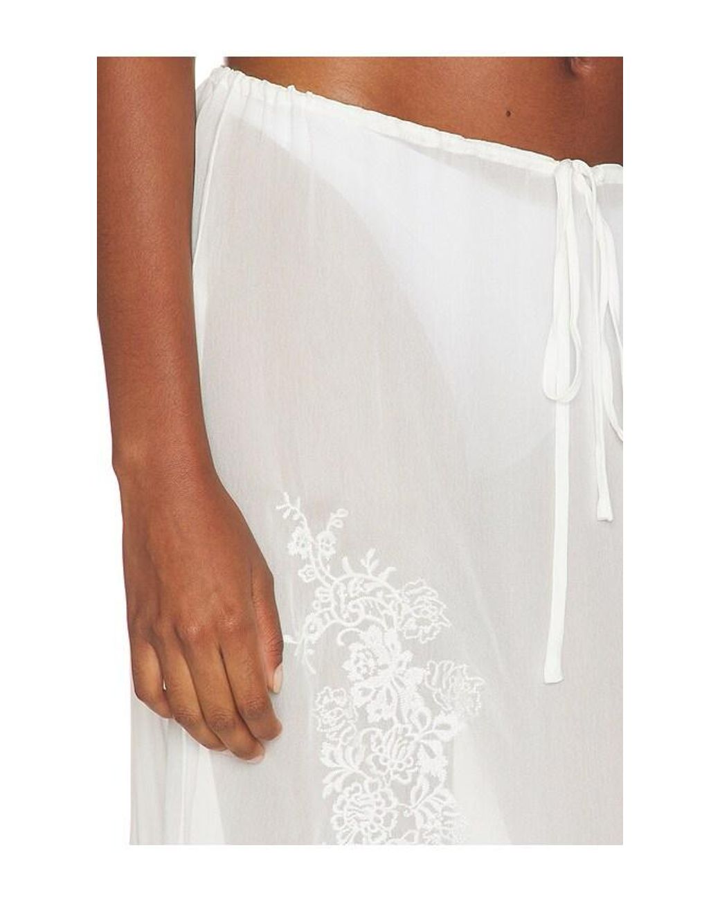 With Jean White Andie Skirt