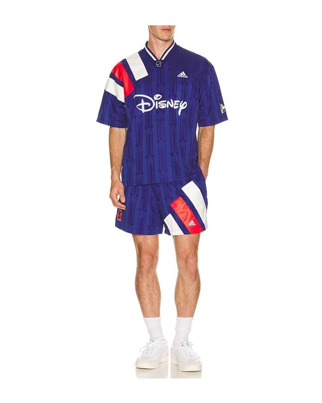 Adidas Originals Blue X Brain Dead X Disney Football Short for men
