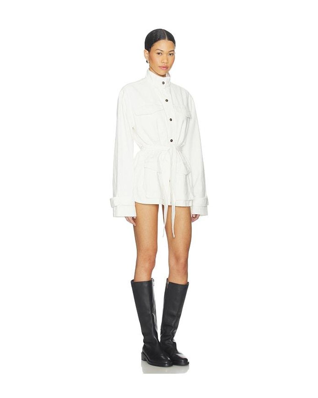 Lioness White Sweetness Overshirt