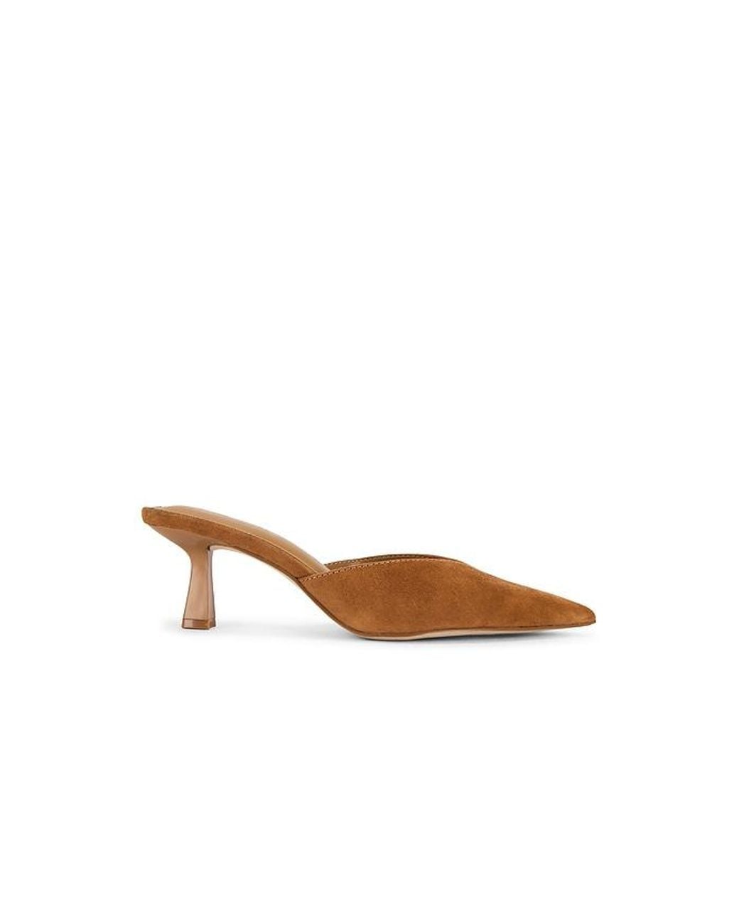 Steve Madden White Mod Mule Pump