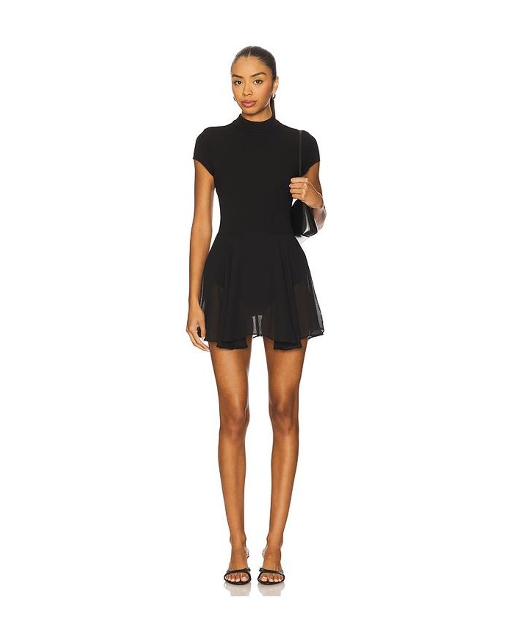 Lovers + Friends Black Mai Mini Dress