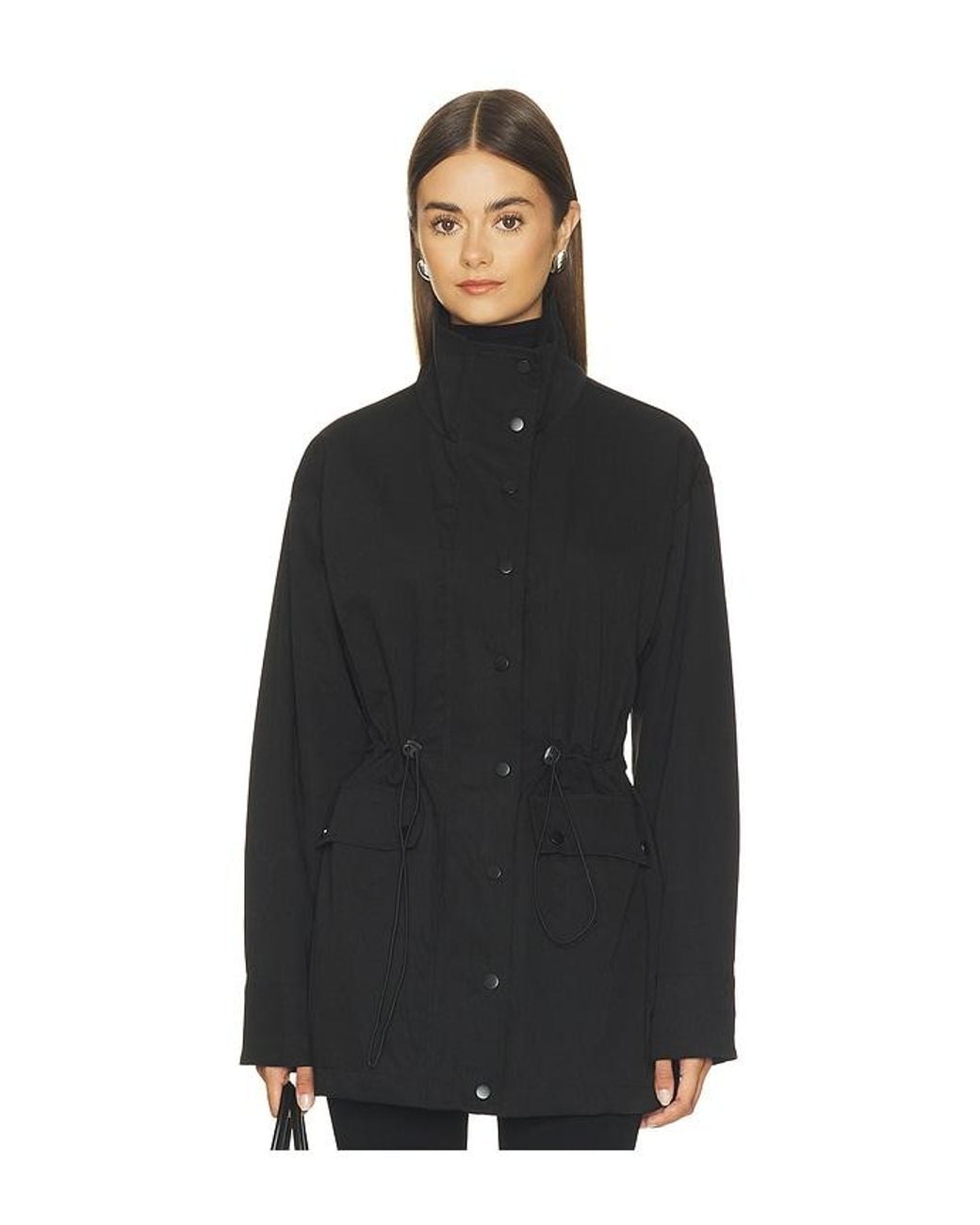 superdown Black Madden Funnel Neck Jacket