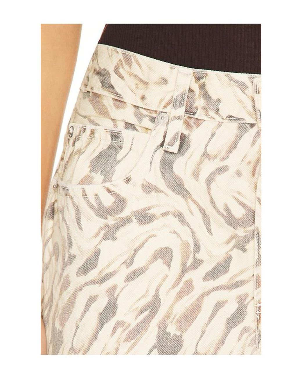 Amo Denim White Billie Wide Leg Jeans
